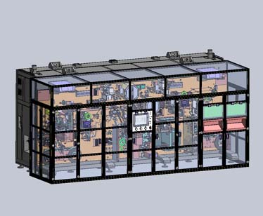 高速扣式焊接卷繞一體機(jī)