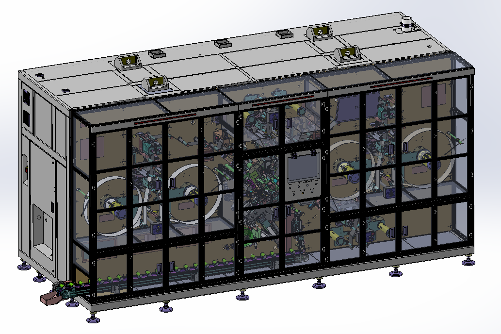 高速全極耳圓柱卷繞一體機(jī)